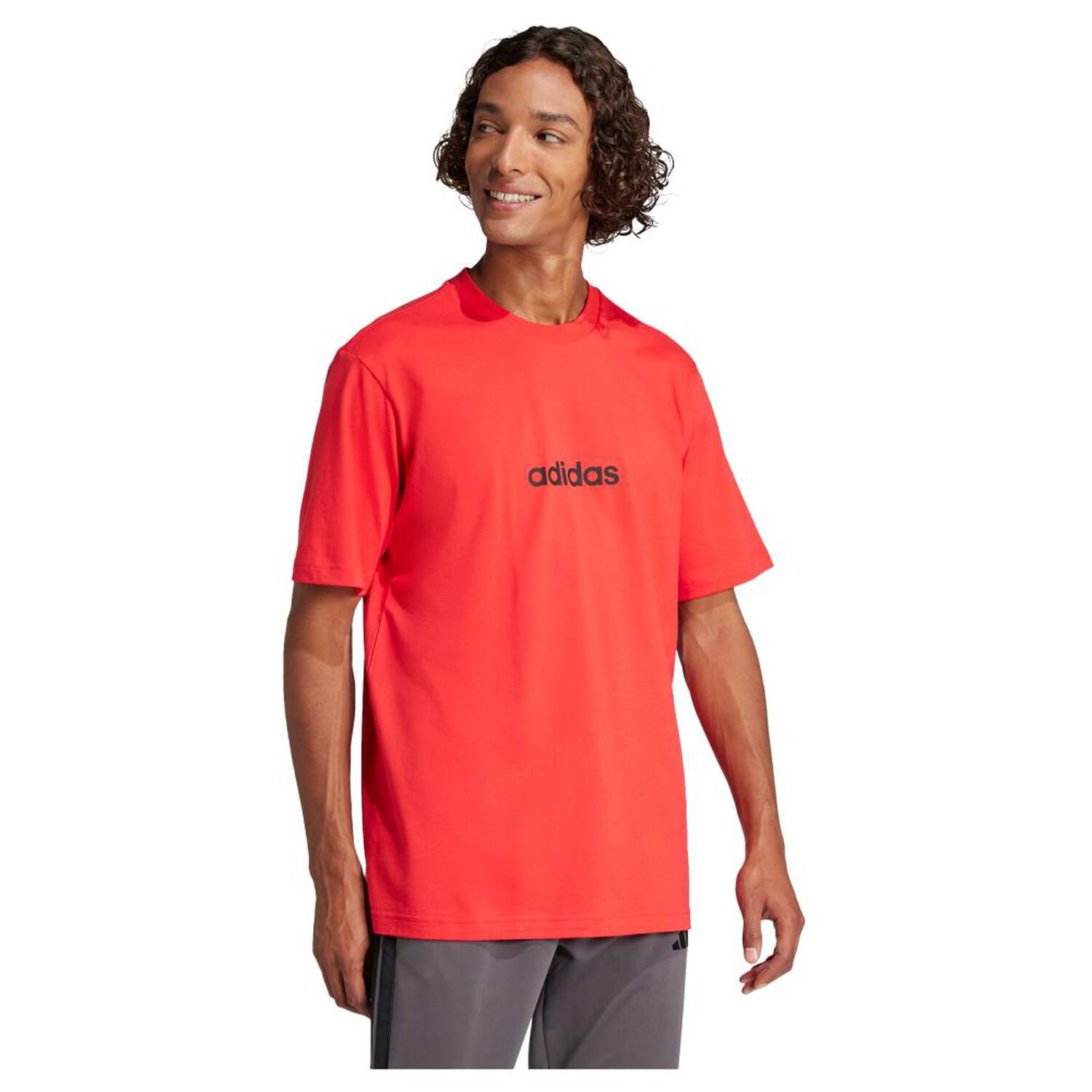Polera Essentials Linear Adidas image number 2.0
