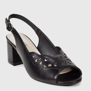  Sandalia Cuero Ninette Negro