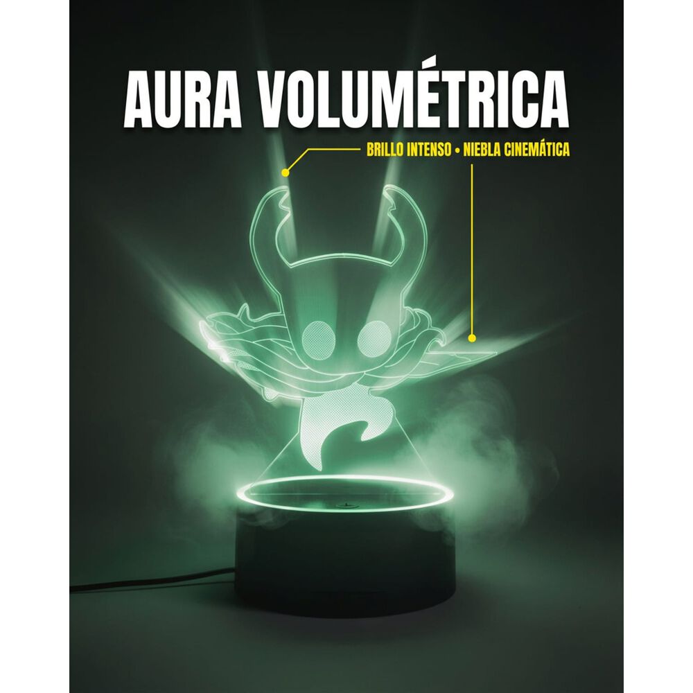 L&aacute;mpara Visual 3d Hollow Knight Luces image number 2.0