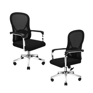 Silla De Escritorio Oficina Ejecutiva Ergon&oacute;mica Pack 2 Sillas