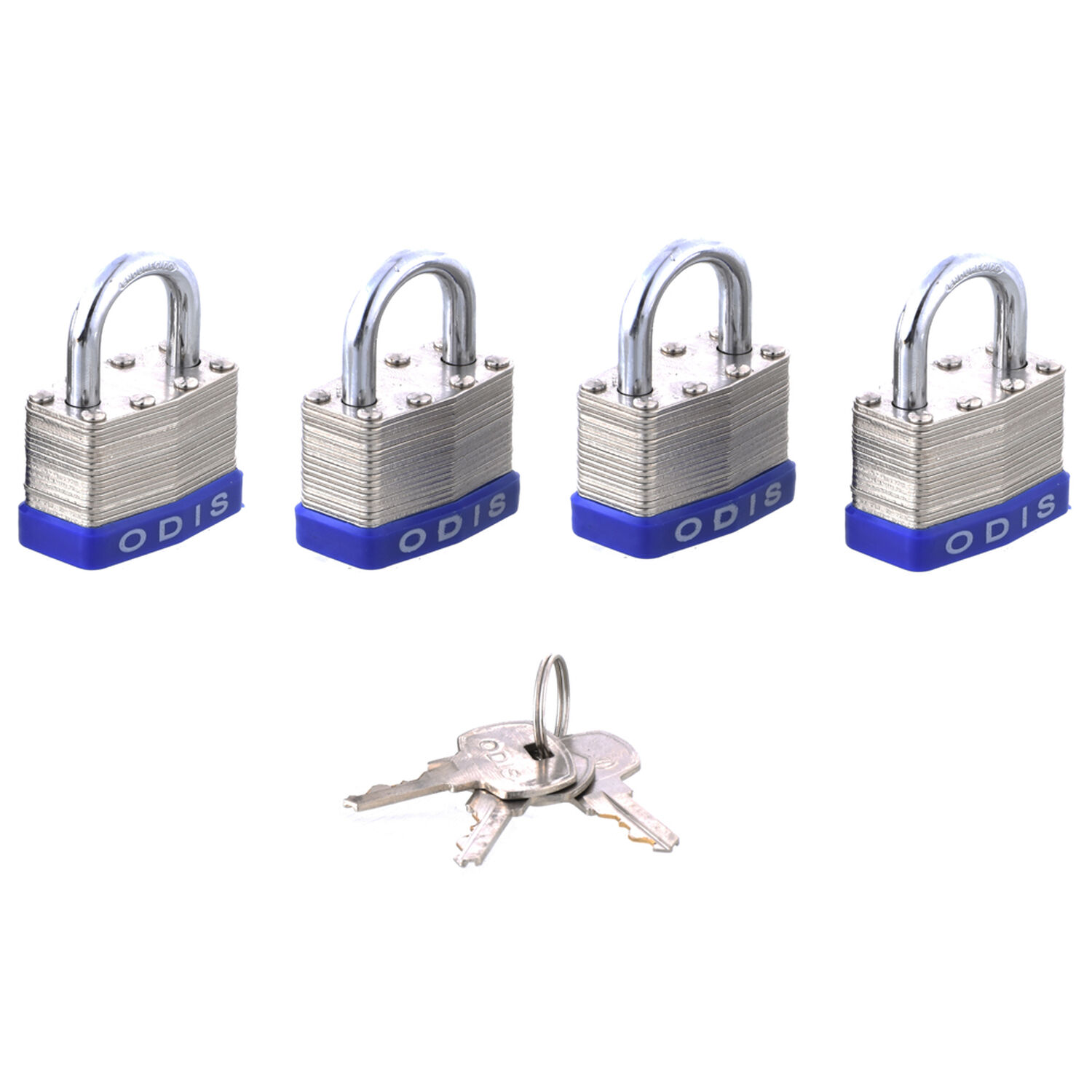 Pack 4 Candados Laminado Odis 40mm - Llaves Iguales image number 2.0
