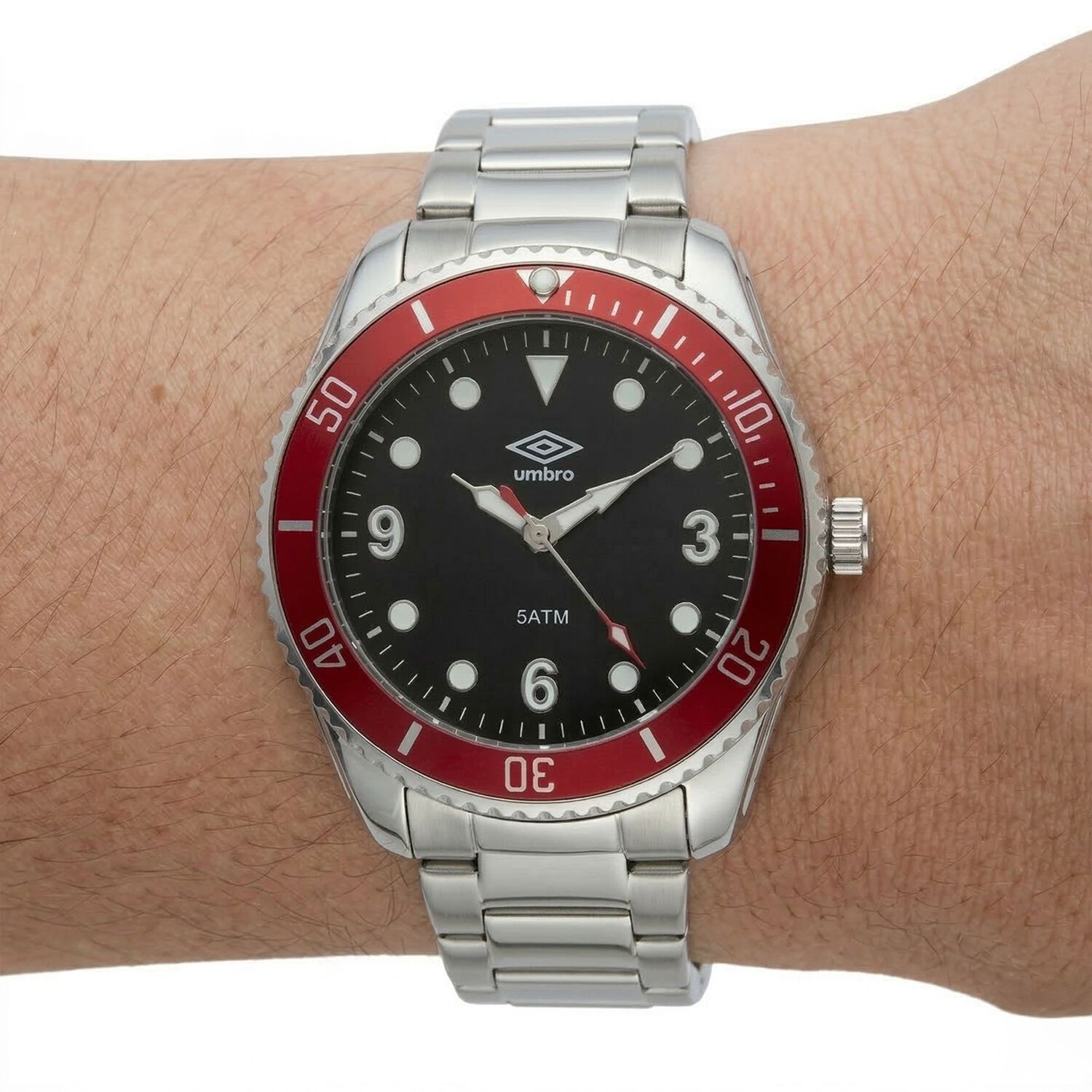 Reloj An&aacute;logo Hombre Umbro Plus Plateado Umbp-1500-155 image number 3.0