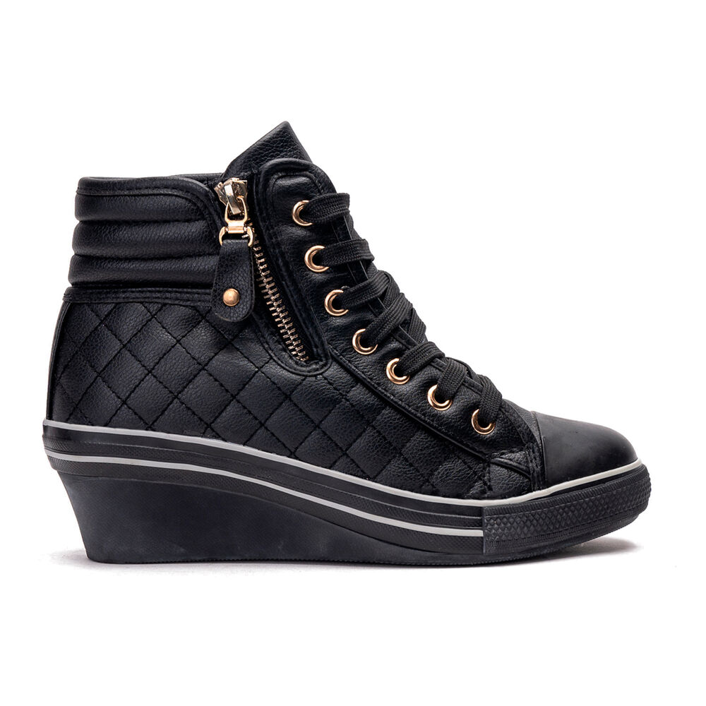 Zapatilla Mujer Negro Prisca Carbin image number 0.0