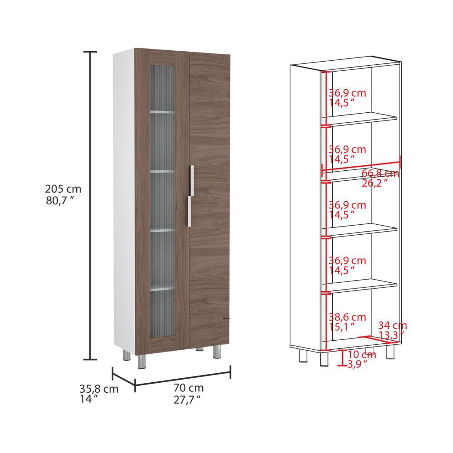 Muebles de Cocina Tuhome Fendi / 2 Puertas image number 1.0