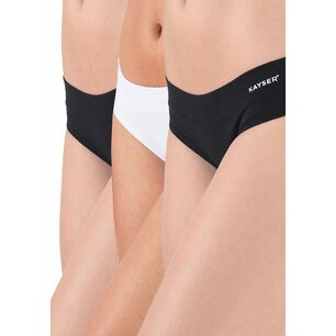 Pack 3x Pantaleta Algod&oacute;n P314.0640-neg Kayser