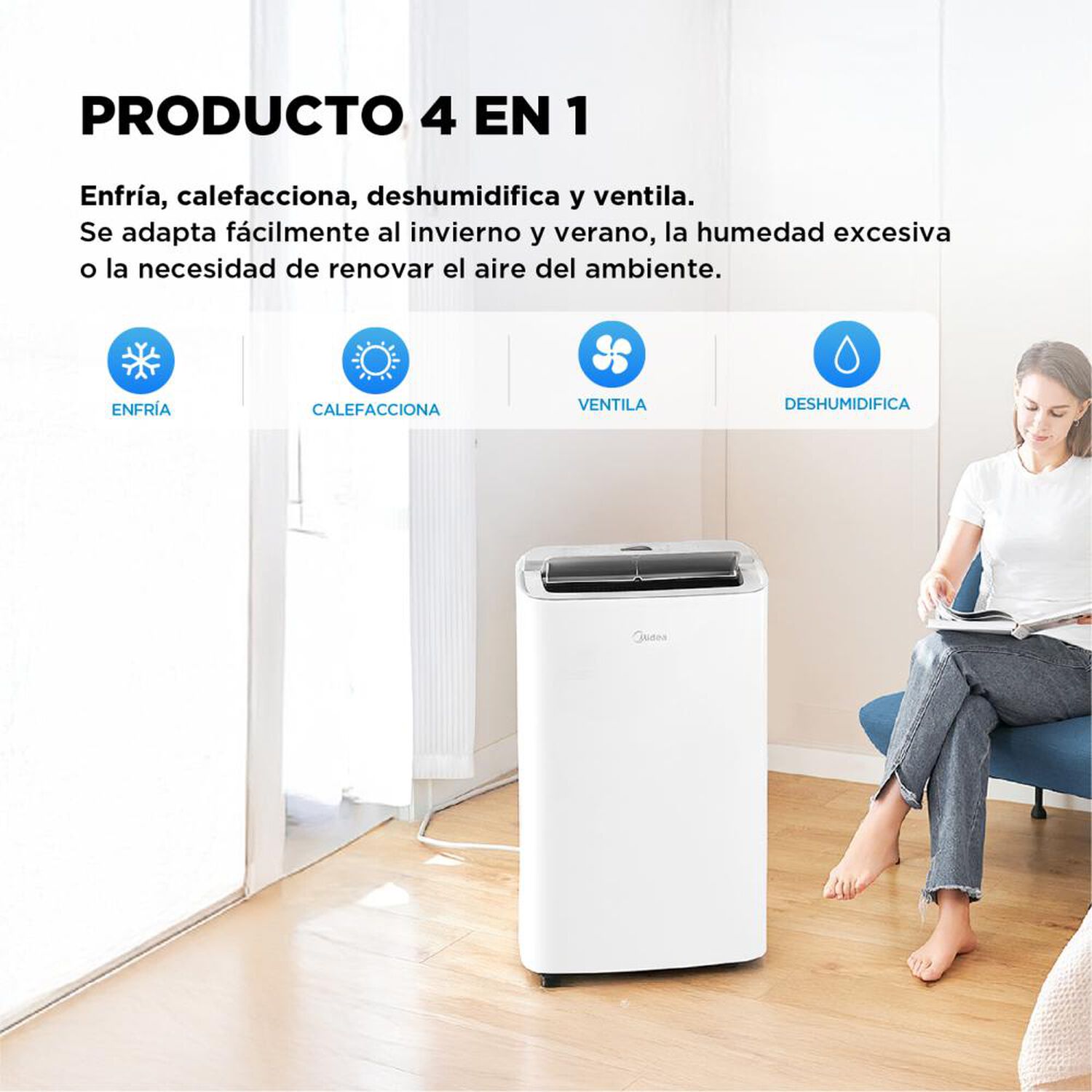 Aire Acondicionado Port&aacute;til Midea Mppxa-12hrn8 image number 7.0