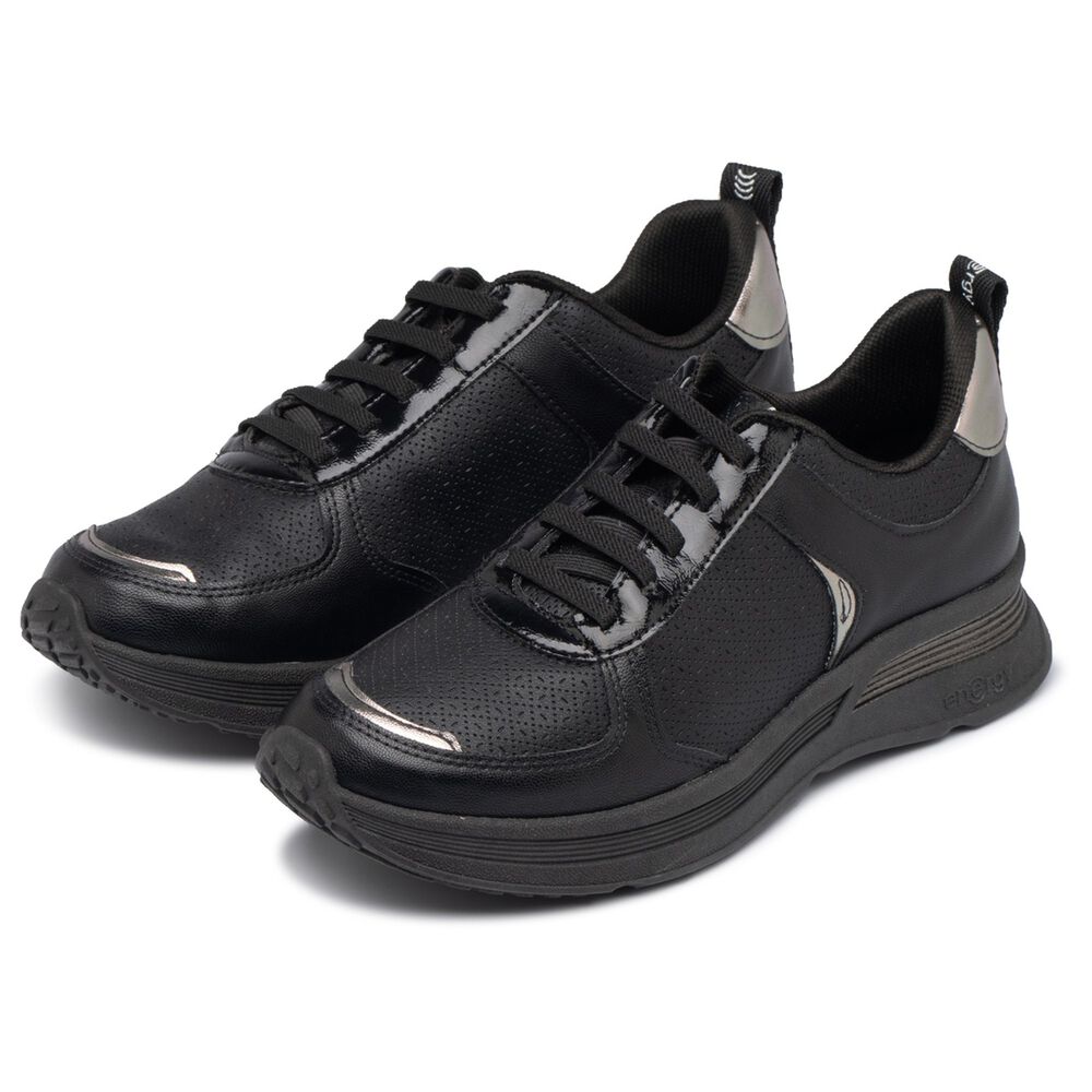 Zapatilla Urbana Mujer Negro/plata Energy Piccadilly image number 1.0