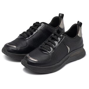 Zapatilla Urbana Mujer Negro/plata Energy Piccadilly