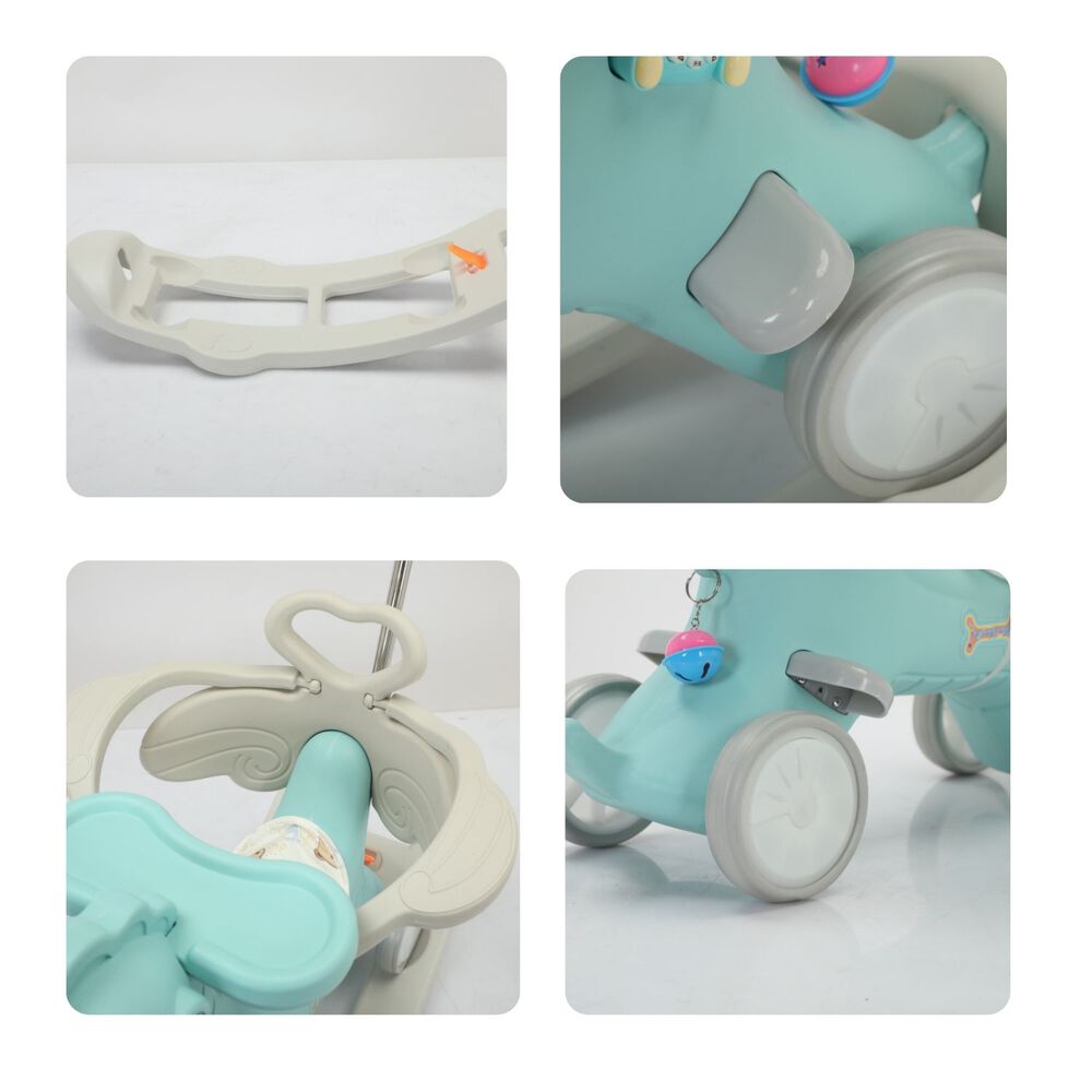 Balancin Caballito Mecedor Y Correpasillo Desmontable 2en1 image number 7.0