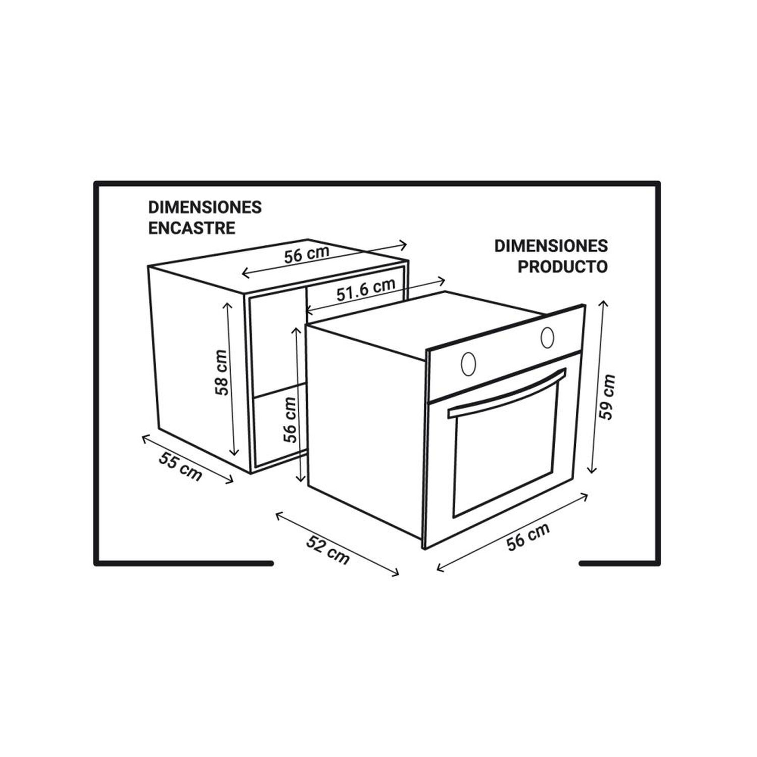 Kit De Cocina Sindelen Horno He-7000ng + Encimera Ceg-4600in / 4 Quemadores image number 7.0