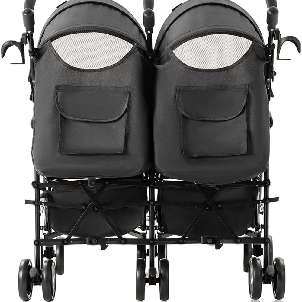 Coche Paragua Doble Twin Dark Grey image number 5.0