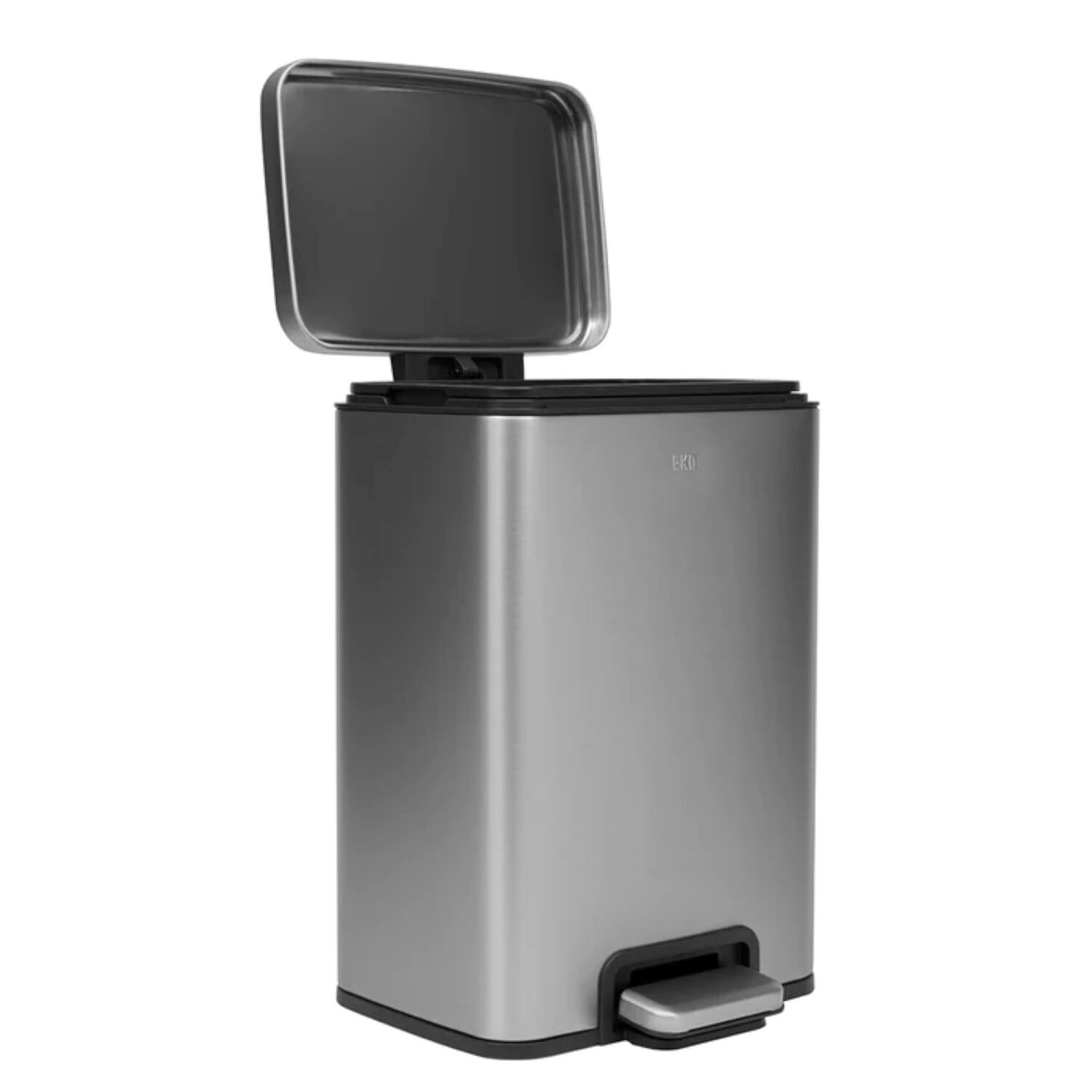Basurero Eko Madison Rectangular Pedal Ss 12l image number 2.0
