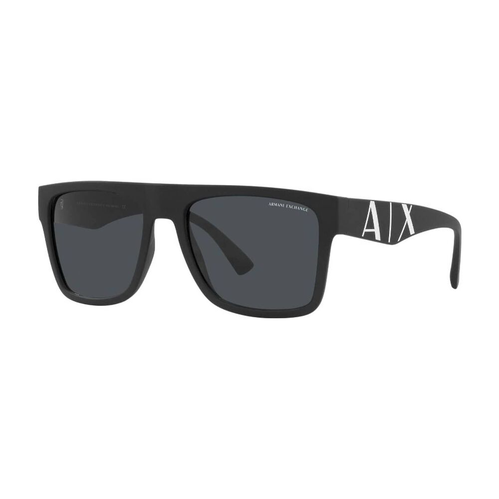 Lentes De Sol Matte Black Sustentable Armani Exchange image number 0.0