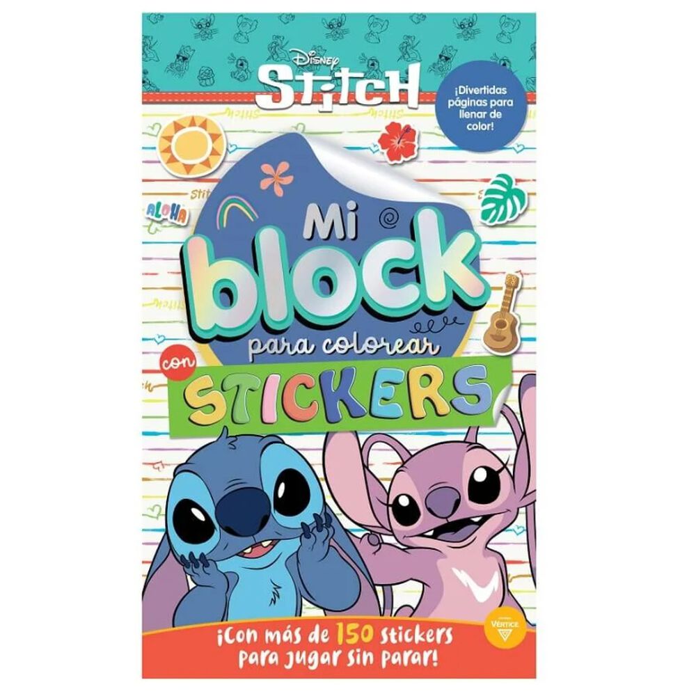 Block De Stikers Para Colorear Stitch Vertice image number 1.0