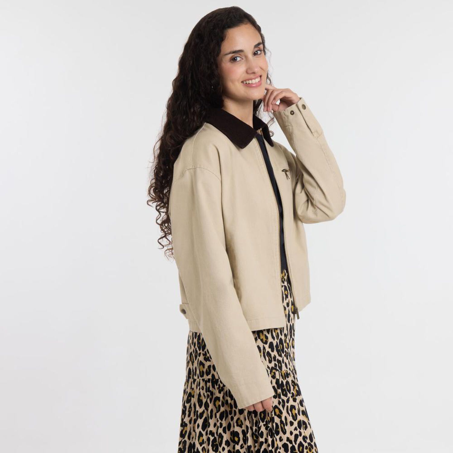Chaqueta Cuello Camisero Mujer Freedom image number 2.0