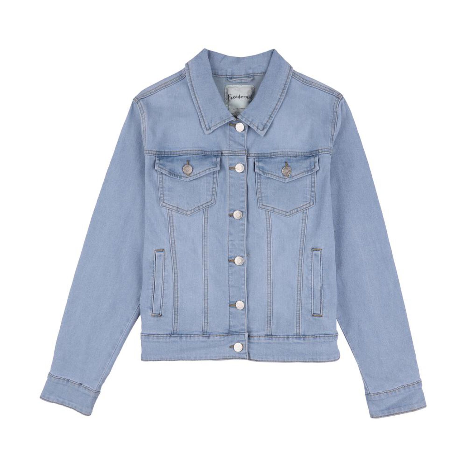 Chaqueta Denim Regular Mujer Freedom image number 0.0