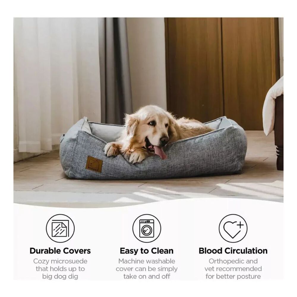 Cama Sofa Ortopedico Perros Grandes Lavable Xl 107x82x20cm image number 2.0