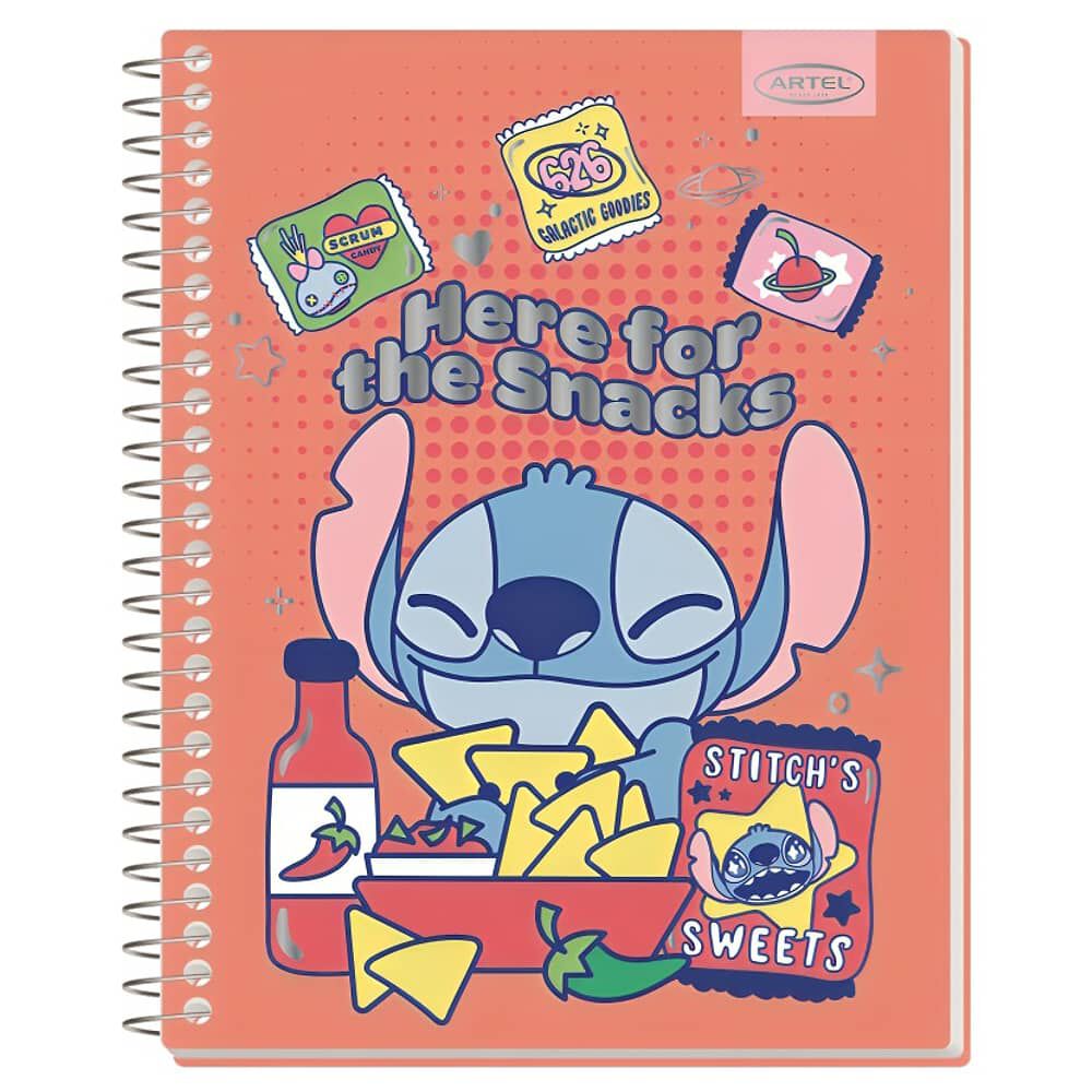 Pack 4pcs Cuadernos Especial 150hj Stitch Foodie image number 1.0