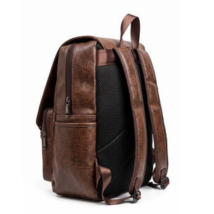 Mochila Zoe Unisex Estilo Vintage Cuero Sintetico Urbano