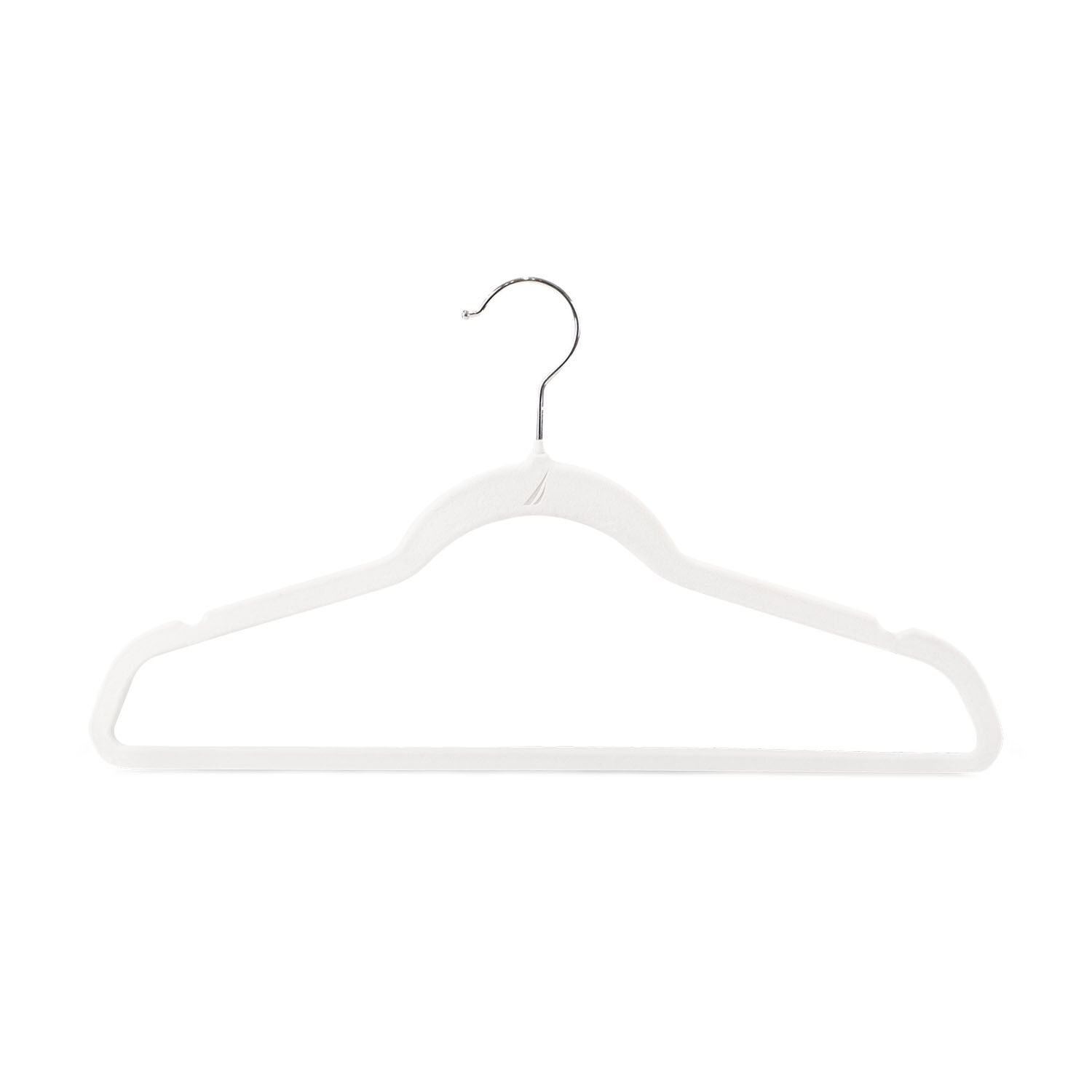 Colgadores De Ropa Pack 50 Blanco Antideslizante Nautica Home image number 1.0