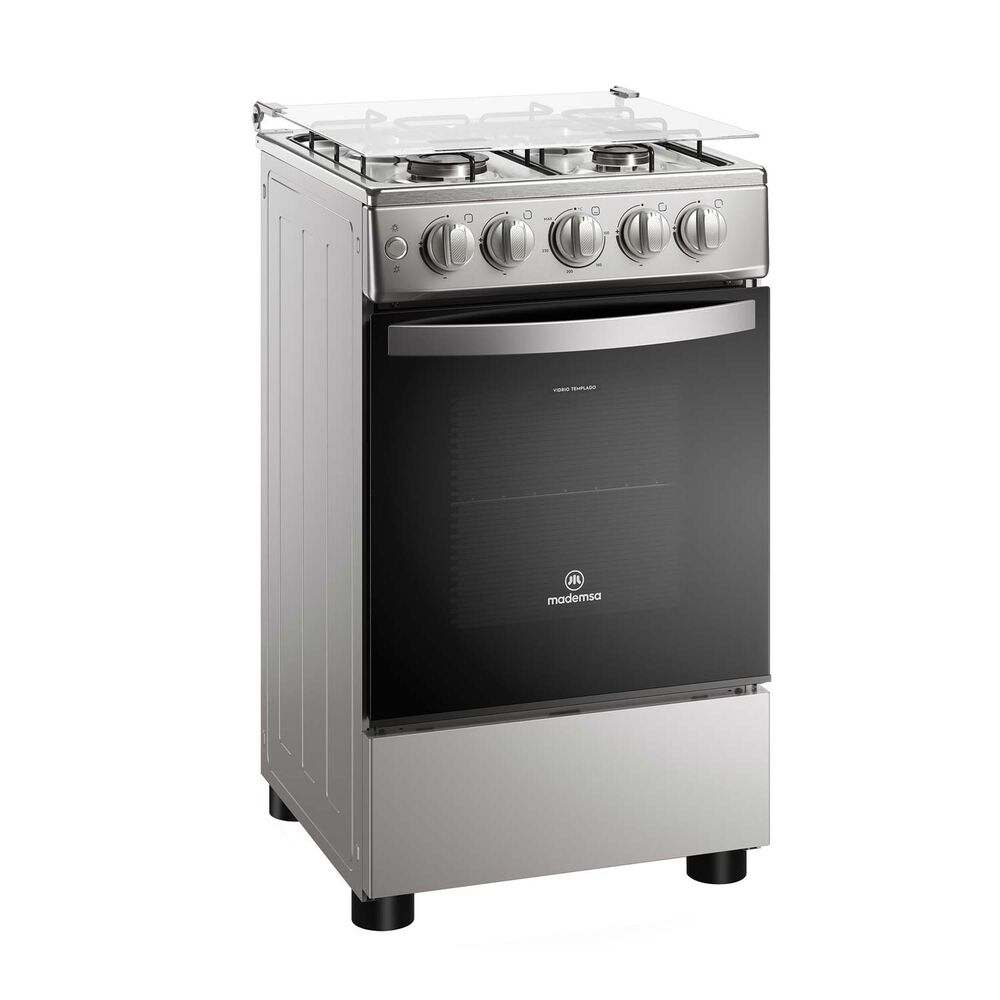 Cocina A Gas 4 Platos Limpiaf&aacute;cil Y Parrillas Alambr&oacute;n Fm4es image number 9.0