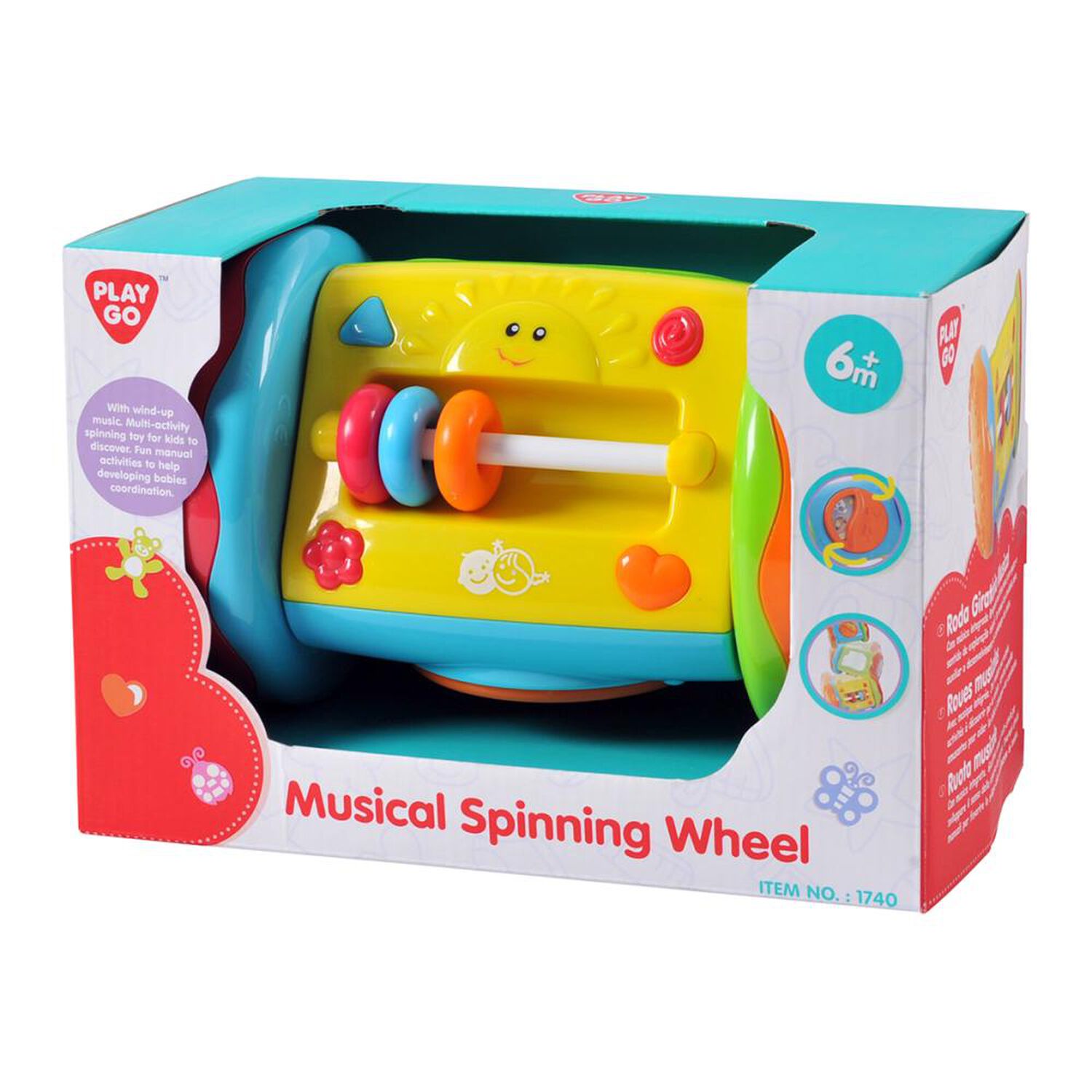 Juego Didactico Hitoys Rueda Giratoria Musical image number 0.0