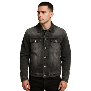 Chaqueta Denim Forro Polar Hombre