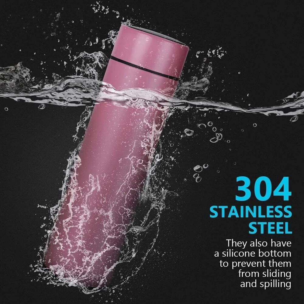 Taza Termo Inteligente Sensor Digital 500 Ml Rosado image number 4.0