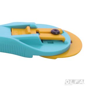 Cuchillo Olfa Rotativo Para Tela 45 Mm Aqua