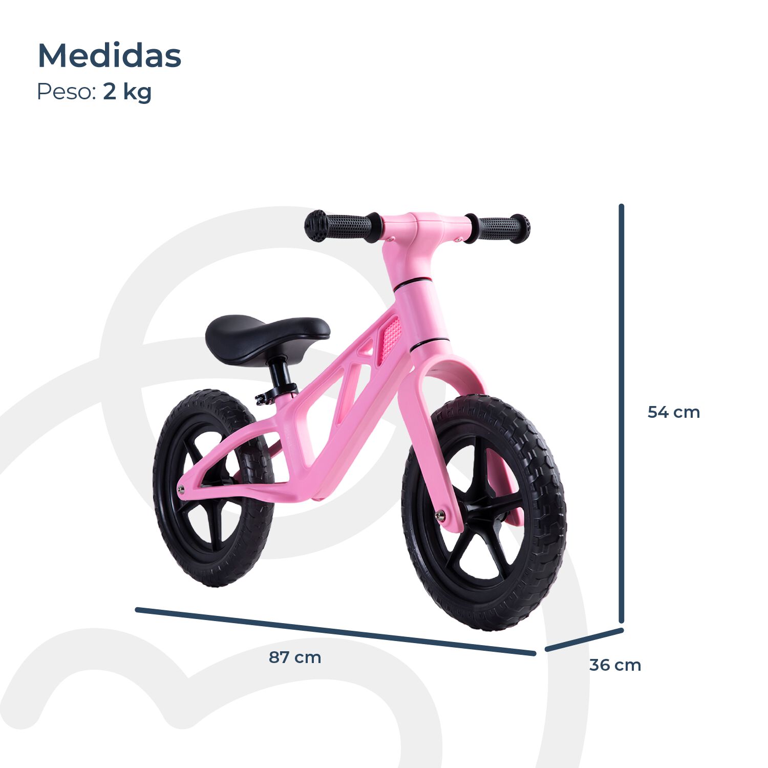 Bicicleta De Aprendizaje Go Rosa Bebesit image number 6.0