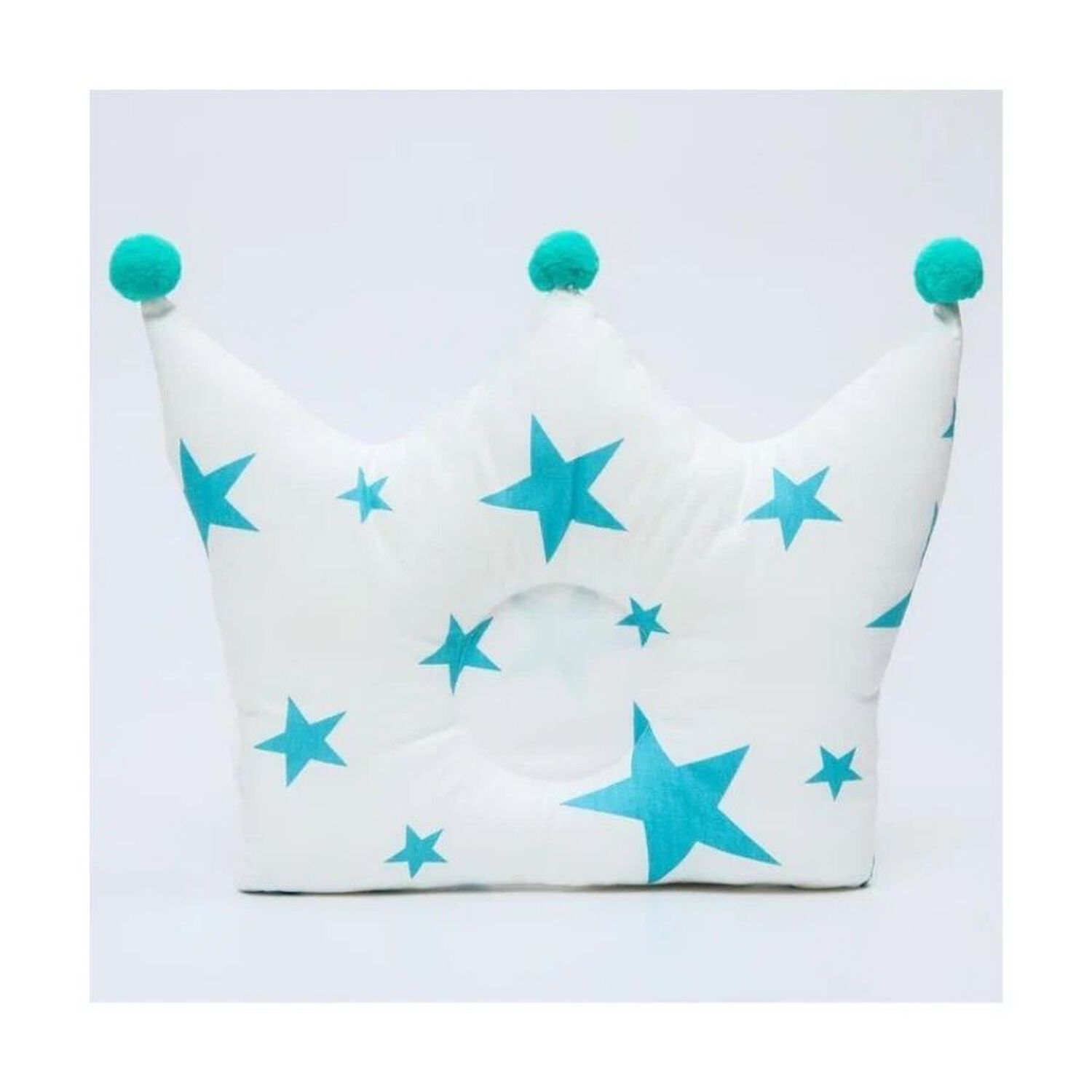 Almohada Coj&iacute;n Corona Con Relleno Algod&oacute;n Para Beb&eacute; Blanco image number 1.0
