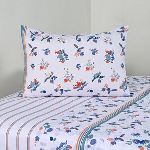 Juego De S&aacute;banas American Family Citrus Mostaza / 1.5 Plazas / 144 Hilos