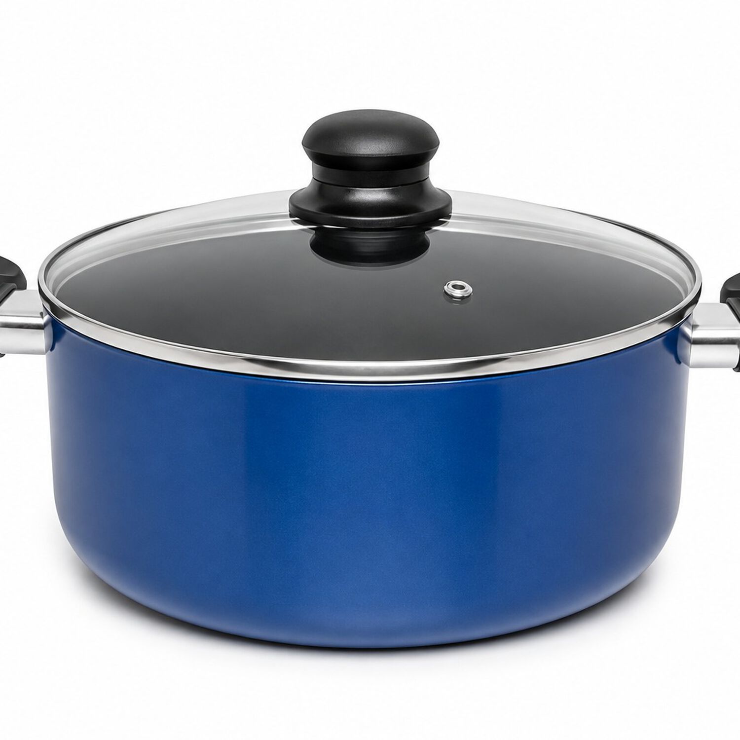 Olla Cacerola Antiadherente 24 Cm 5 Litros Modelo Royal Blue Marca Vitta image number 3.0