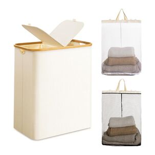 Cesto Para Ropa 2 Compartimentos