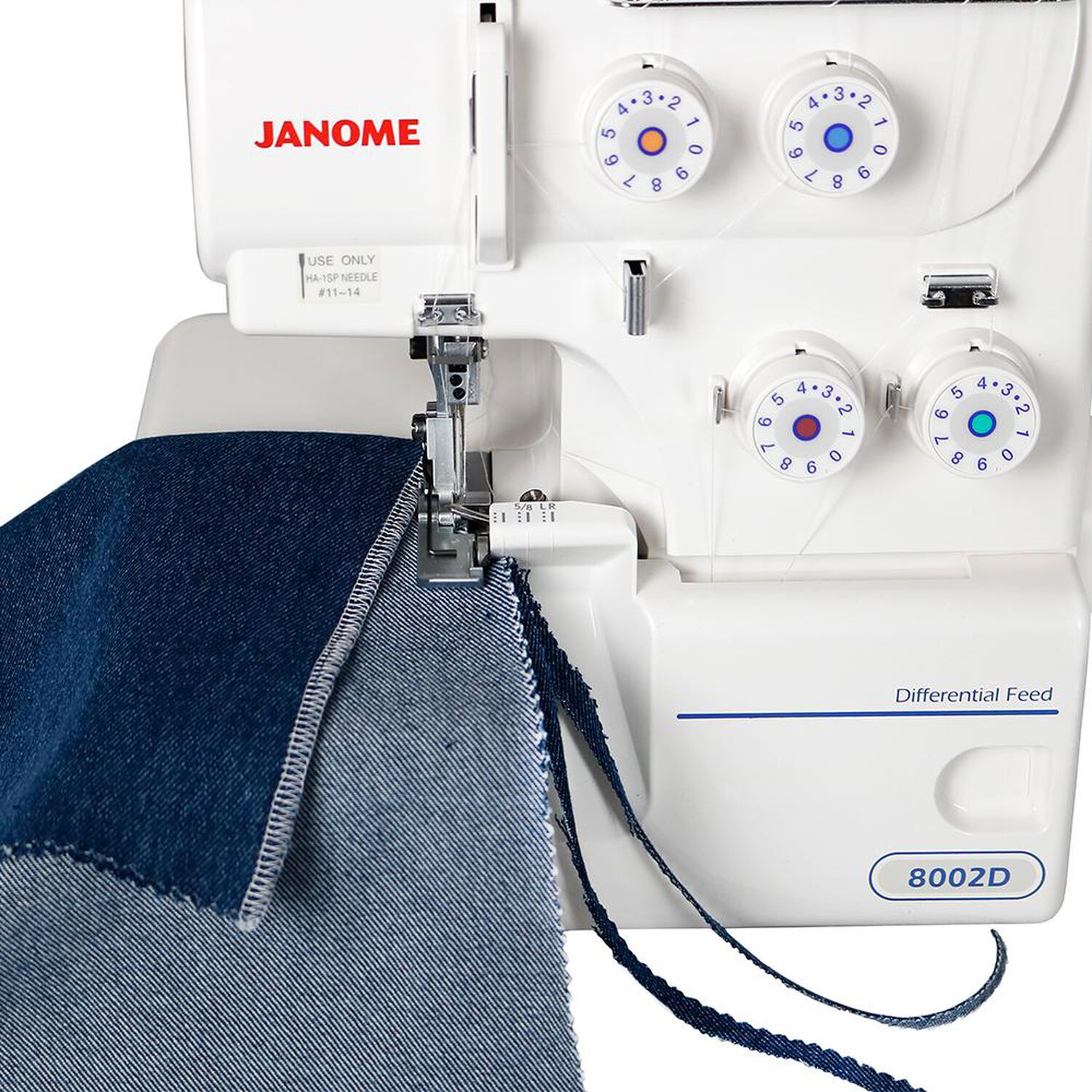 Combo Costura Janome M&aacute;quina de Coser Easy Jeans Plus + M&aacute;quina Overlock 8002D image number 7.0