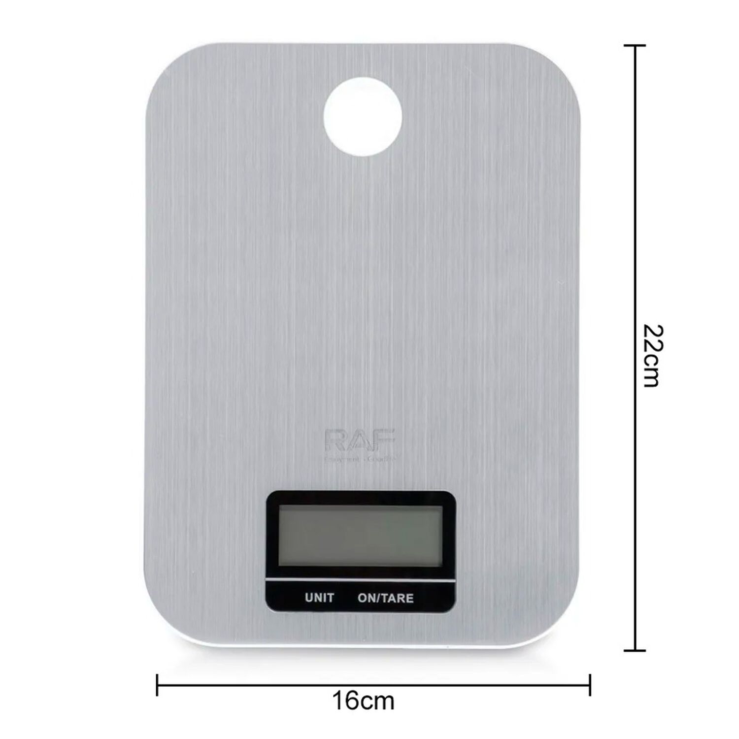 Bascula Digital Cocina Balanza Alimentos Acero Inoxidable 5kg image number 1.0