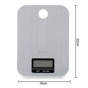 Bascula Digital Cocina Balanza Alimentos Acero Inoxidable 5kg