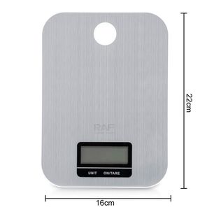 Bascula Digital Cocina Balanza Alimentos Acero Inoxidable 5kg