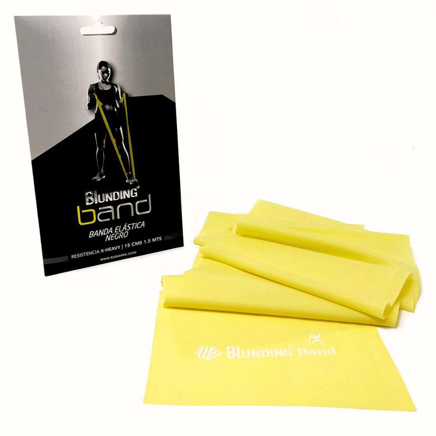 Banda El&aacute;stica Para Ejercicio (sachet 1,5 Mts) - Blunding Color Amarilla image number 1.0