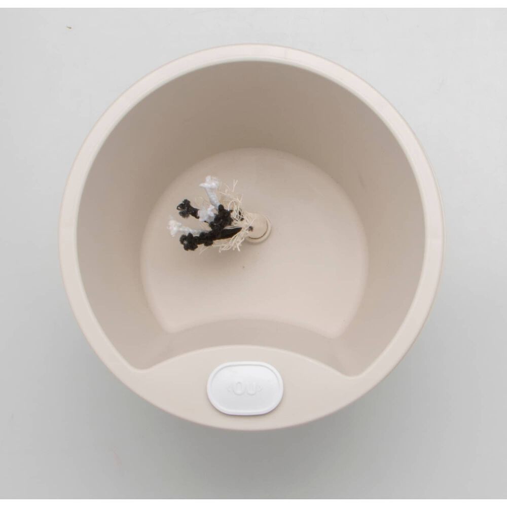 Macetero Auto Riego Beige 16 X 14 Cm image number 1.0