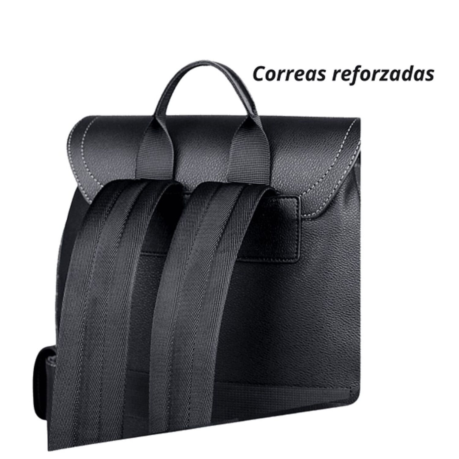 Mochila De Cuero Sint&eacute;tico Impermeable image number 4.0