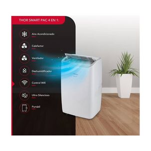 Aire Acondicionado Portatil Frio/calor Thor Smart Pac 4en1 Wifi 12000 Btu