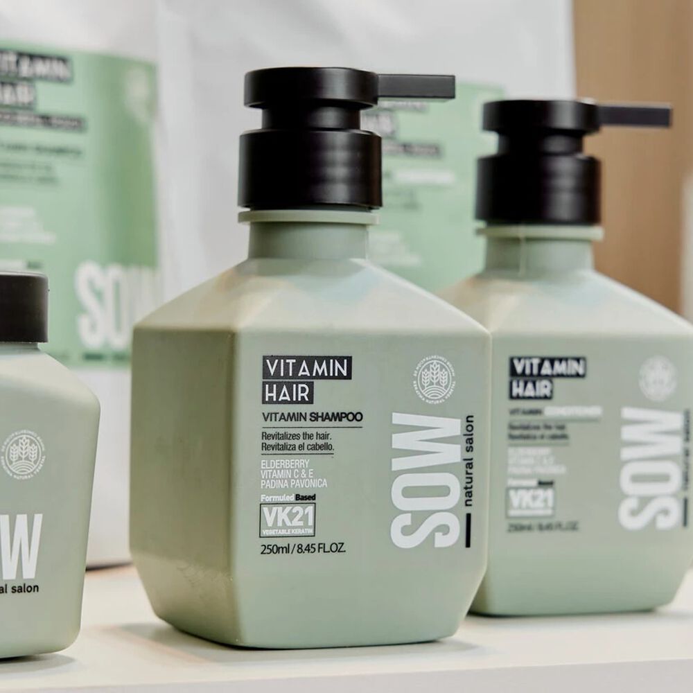 Sow Vitamin Hair Shampoo Vk21 Nutritivo Cabello Seco-da&ntilde;ado 250ml image number 4.0