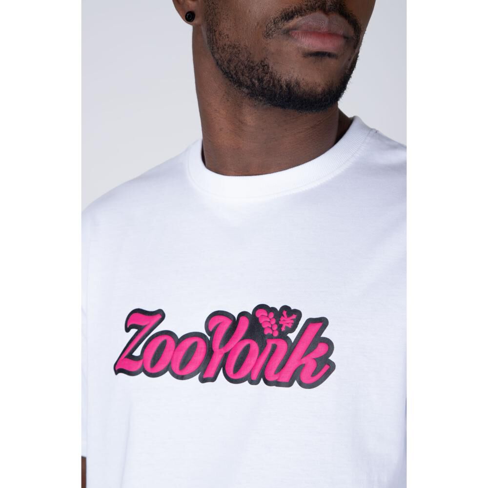 Polera Lisa Manga Corta Cuello Redondo Hombre Zoo York image number 4.0