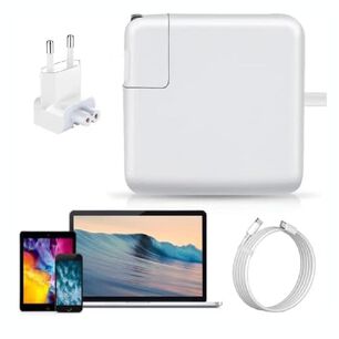 Cargador Compatible Macbook 87w Tipo Usb-c Blanco
