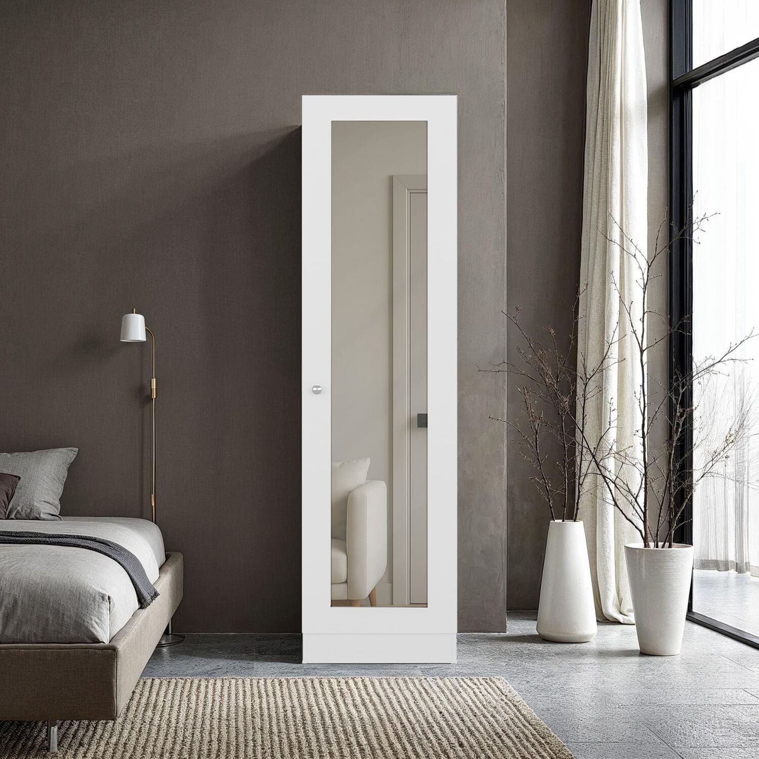 Closet 1 Puerta Con Espejo 180,1x49,1x30,2 Cm image number 4.0