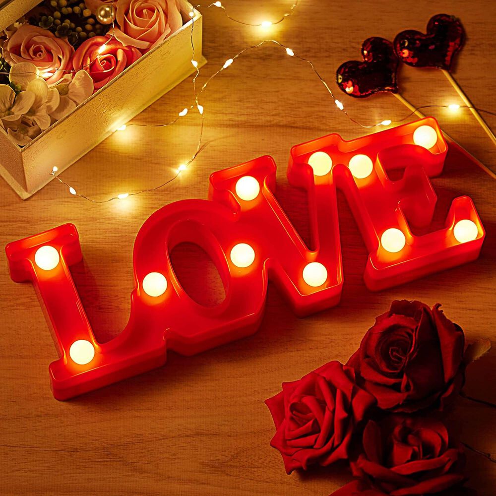 Lampara Led Love A Pilas Candy Bar Fiesta Ni&ntilde;os image number 0.0