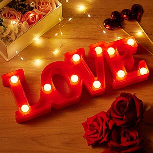 Lampara Led Love A Pilas Candy Bar Fiesta Ni&ntilde;os