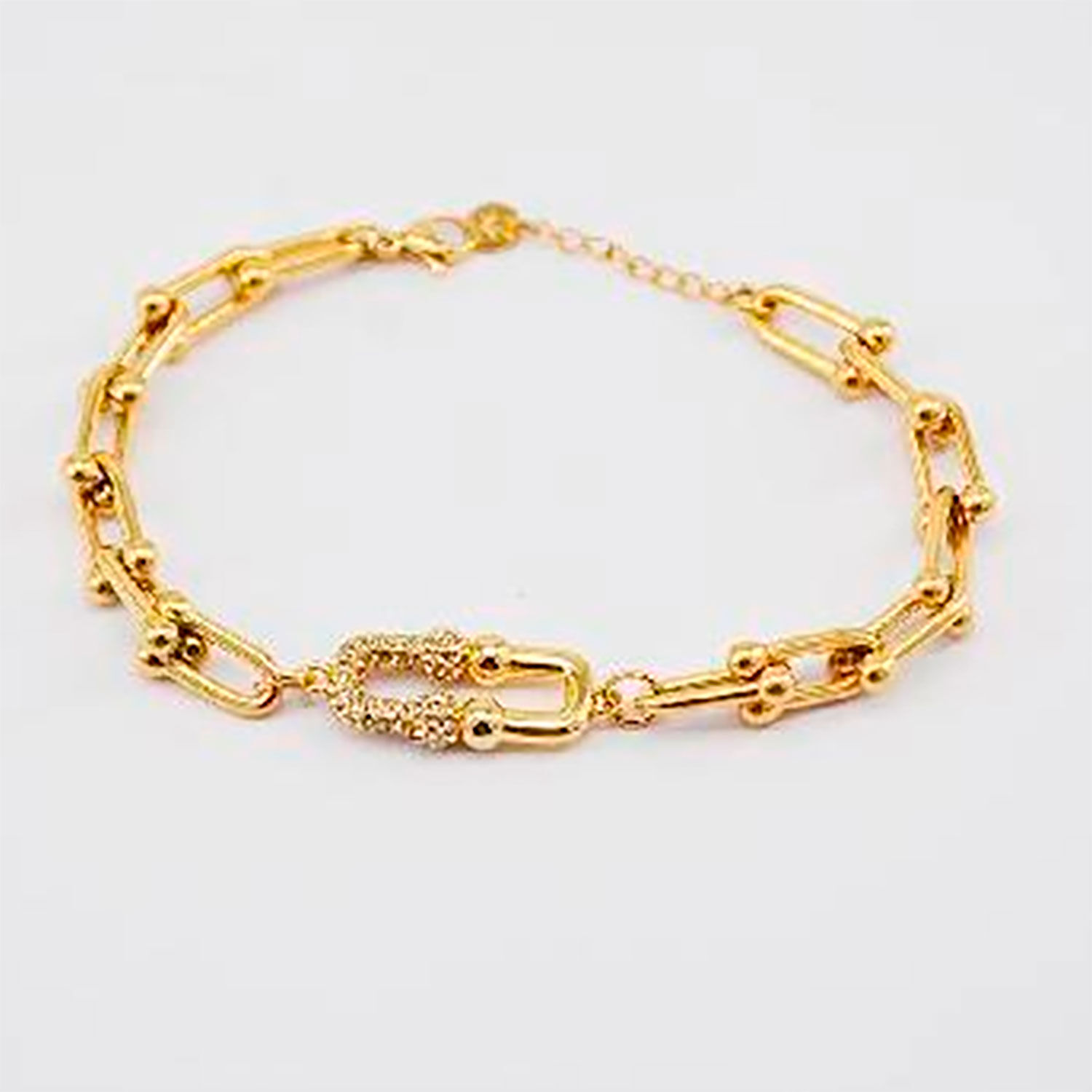 Pulsera 19v69 Dorado Mujer Stb031 image number 0.0