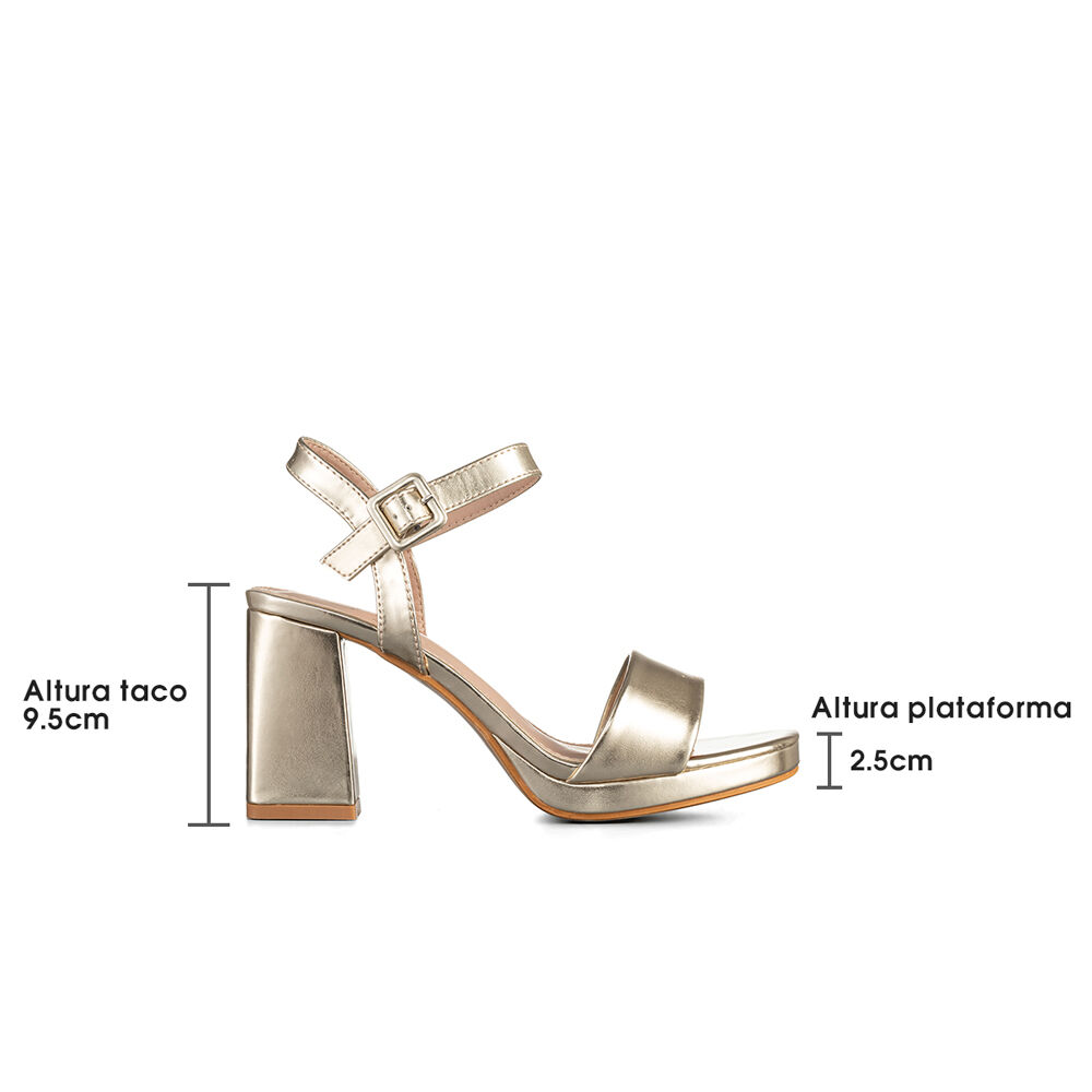 Sandalia Taco Casual Colores Fiesta Mujer Weide You232 image number 6.0